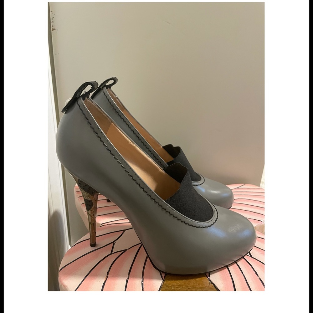 GIUSEPPE ZANOTTI Metal Plate Heels